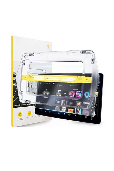 ZMOBILE Tesla Model Y - Ar Oleophobic Multimedia Screen Protector, Premium Tempered C Zore
