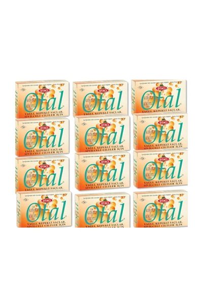 Otacı Otal Pine Tar and Sulfur Soap 80 gr Set of 12