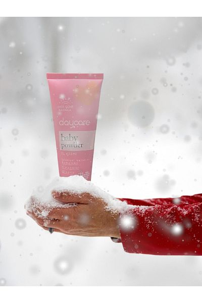 Daycare 75 ml Baby Hand Cream - Powder Scented, Glycerin and Vitamin E