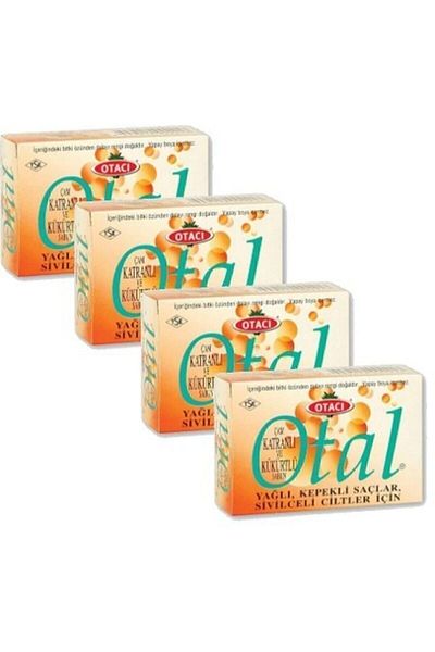 Otacı Pine Tar and Sulfur Soap 80 gr 4 Pieces