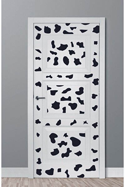 MSticker Inek Desenli Duvar Kağıdı - Inek Desen Duvar Stickerı - Inek Desenli...
