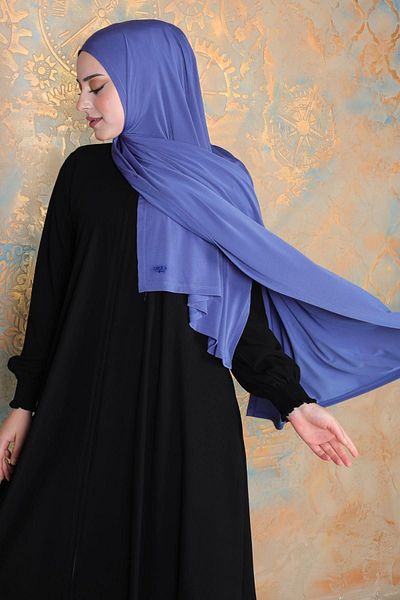 SAYRA Indigo Shawl Hijab - Κομψό σχέδιο