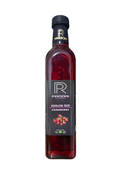 Proori Katkısız Doğal Soğuk Sıkım Kızılcık Şerbeti Özü Net 700 gr (ŞEKER İLAV...