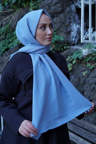 SAYRA Light Blue Shawl Women's Jazz Shawl - Syr001