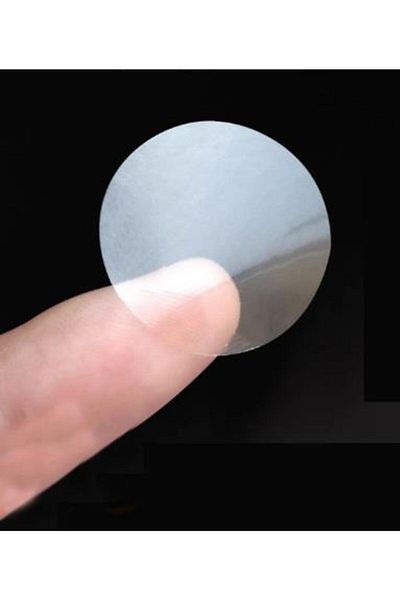 MSticker 1000 قطعة من ملصقات إغلاق الفم الشفافة مقاس 2.5 سم