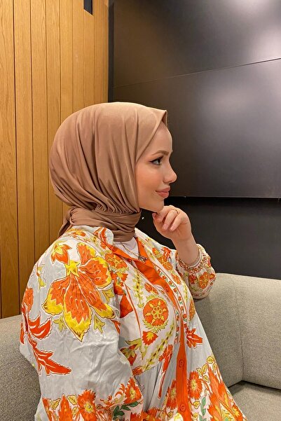 SAYRA Shawl Γυναικείο αμμώδες ύφασμα Snap Λεπτομερές έτοιμο σάλι Syr005