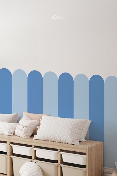 MSticker Tapet decorativ cu aspect de panou autocolant acoperit cu folie, șters 64x112cm