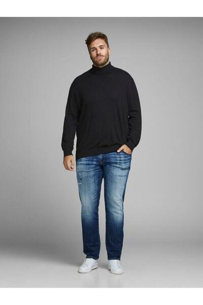 Jack & Jones Πλεκτό πουλόβερ Jack&jones 12163782 100% βαμβακερό λεπτό πλεκτό πουλόβερ με λαιμόκοψη