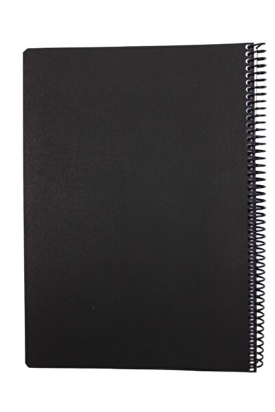 Mynote Flex A4 120 - Leaf Checkered Spiral Neon Cover Plastic Notebook