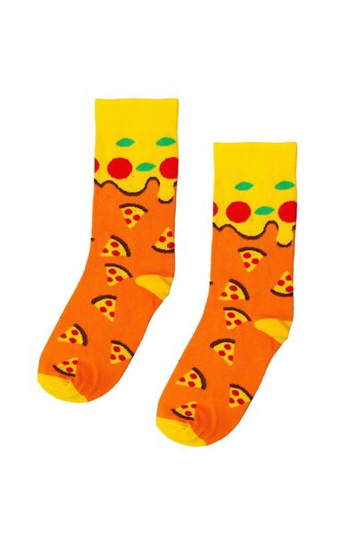 ZEYZEY MONKEY Fruit and Beverage Themed Mixed Color Socks Set in a Special Gift Box of 5