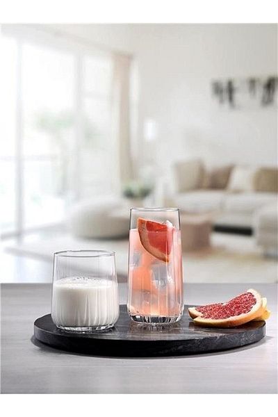 Paşabahçe Nova Water - Soft Drink - Coffee Glass Set - 18 Pieces