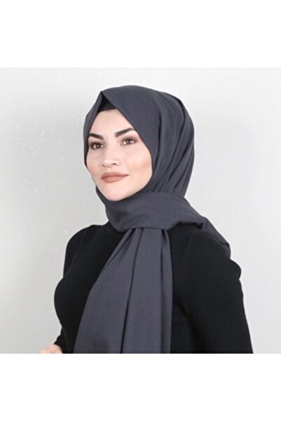 HAR-UM Ticaret Hijab Women's Cotton Jazz Shawl Model - Set of 5 Black, white, dark Grey, light Grey, powder