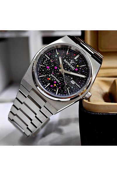 Raymond Men's Wristwatch - Sapphire Glass Steel