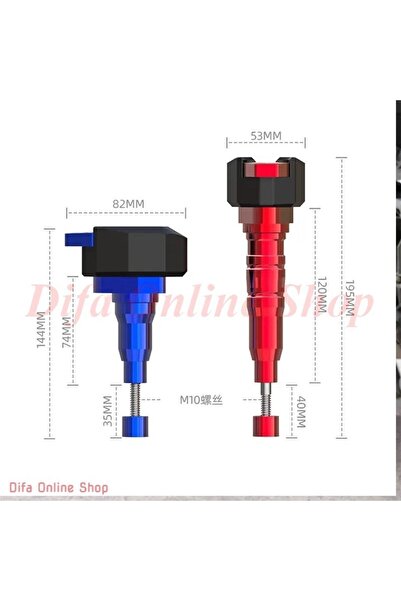 merpa Motosiklet Motor/şase Koruma Takozu Profesynl 195mm Turuncu Renk