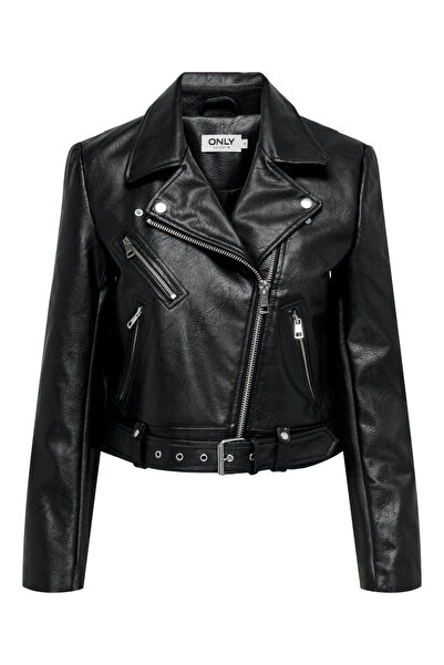 ONLY 15296592 Κοντό μπουφάν με δέκα φερμουάρ και 3 τσέπες