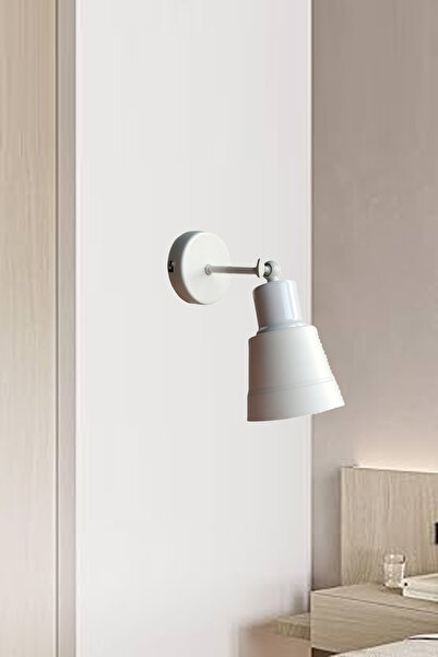 Yiğitkan elektrik aydınlatma MARLEN MODERN MAFSALLI OYNAR BAŞLIKLI YÖN DEĞİŞTİREN SİYAH BEYAZ METAL DUVAR APLİĞİ