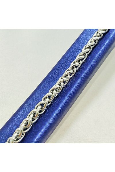 Janset 6mm Steel Bracelet - Silver Color Thick Steel Bracelet