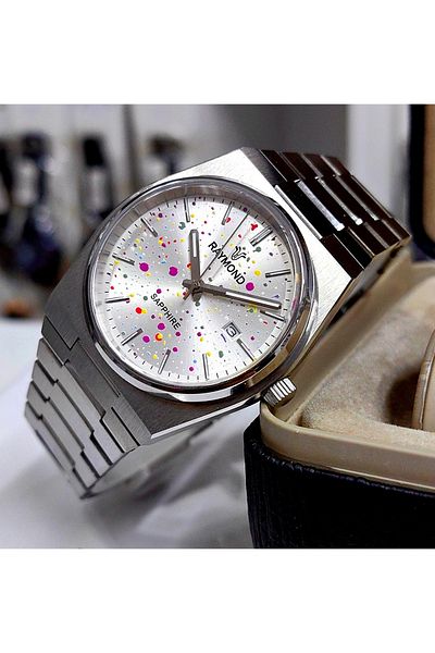 Raymond Men's Steel Wristwatch - Sapphire Glass Special Design