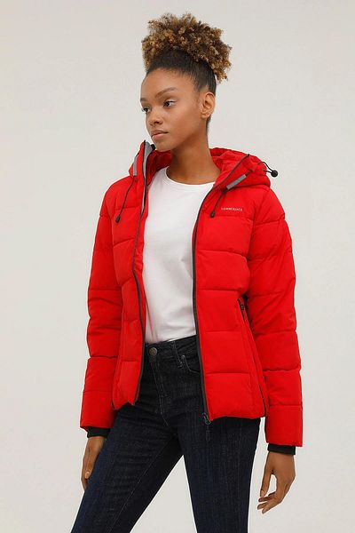 lumberjack Sn31 Apreskı Coat Hooded Gogsu Written 2 Pocket Down Jacket
