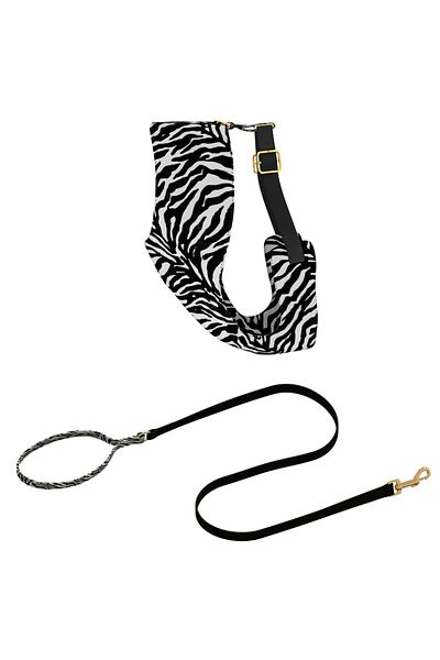 GoPawGo Shadow Soft Cat Chest Collar Set