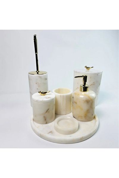 ege gross 7-Piece Marble Bathroom Set - No Comments yet