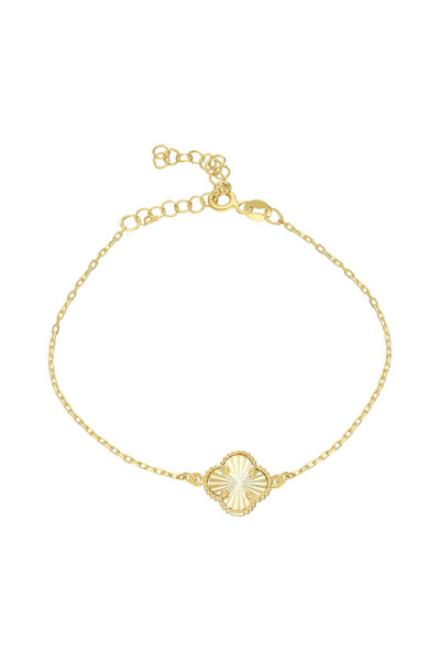 Eva Pırlanta Yonca Bileklik 717017-Gold