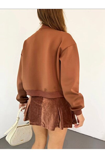 Oyer Moda Women's Bomber Jacket with Pockets