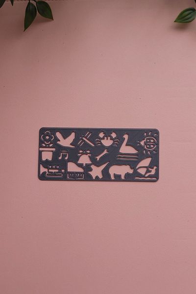 Karmelom Studio Montessori Bullet Journal Template - Ruler 3