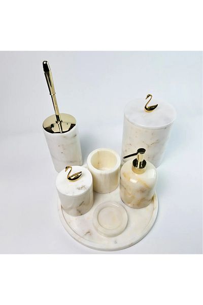 ege gross 7-Piece Marble Bathroom Set - No Comments yet