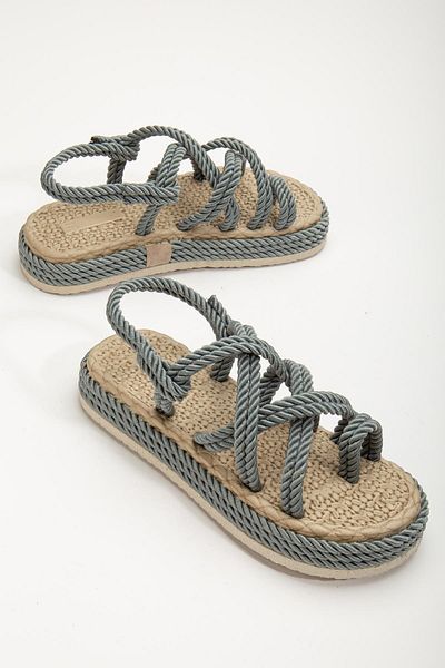 SUİNS SHOES Sandale de frânghie de damă Sandale de sfoară Vară