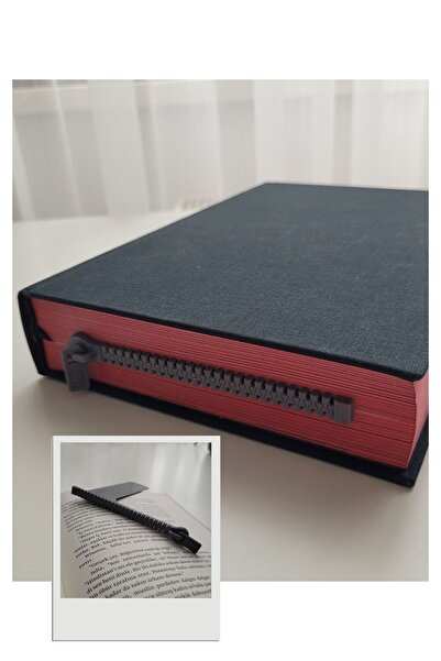 Karmelom Studio Semn de carte cu fermoar 3D