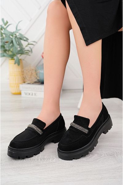 SUİNS SHOES Suins Vicky Дамски мокасини с аксесоари с камъни