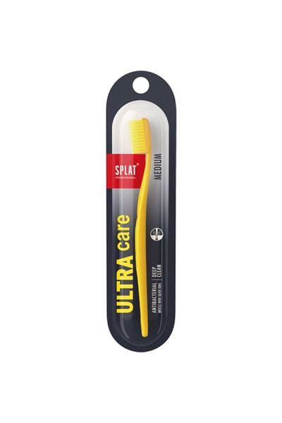 Splat Ultra Care Medium - 0.01 mm Silver Ion Antibacterial Deep Cleaning Toothbrush