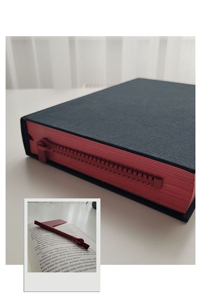 Karmelom Studio 3D Zipper Bookmark