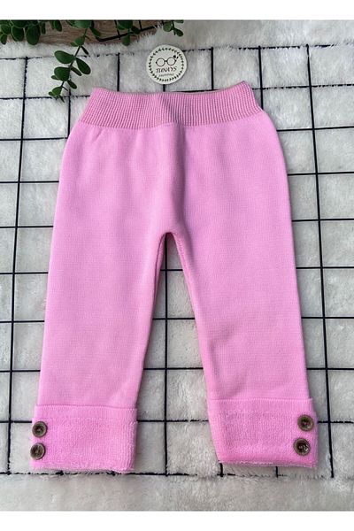 tunays shopping Unisex Thick Winter Elastic Waist Knitwear Trousers with Towel Inside