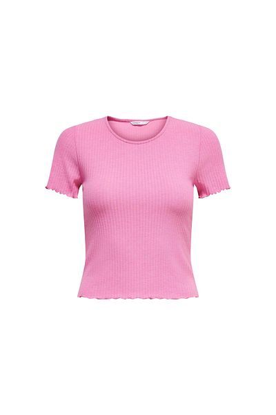 ONLY 15201206 Short Sleeve Frilly Self-Squeaky T-Shirt