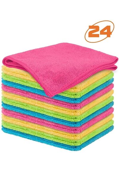 Egonex A Kalite 24 Adet Mikrofiber Bez 24’lü Bez