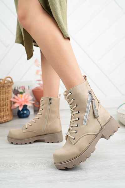 SUİNS SHOES Suins Elena Γυναικείες Μπότες Μπότες με κορδόνια με φερμουάρ