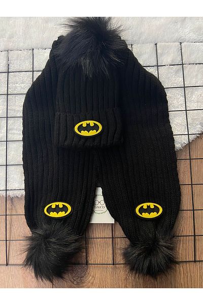 tunays shopping Set beanie eșarfă figurată