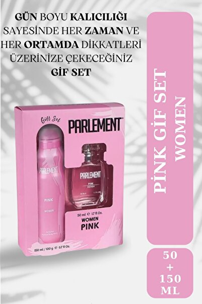 Parlement Pink 150 ml Deodarant Gift Set-