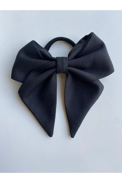 öyküsh collection Black Elastic Bow Ribbon Buckle Öyküş