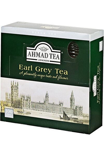 Ahmad Earl Grey and Bergamot 100 Foil Envelope Tea Bags