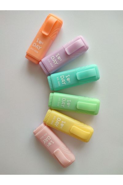 Linea Mini Highlighter 6 Colors Pastel