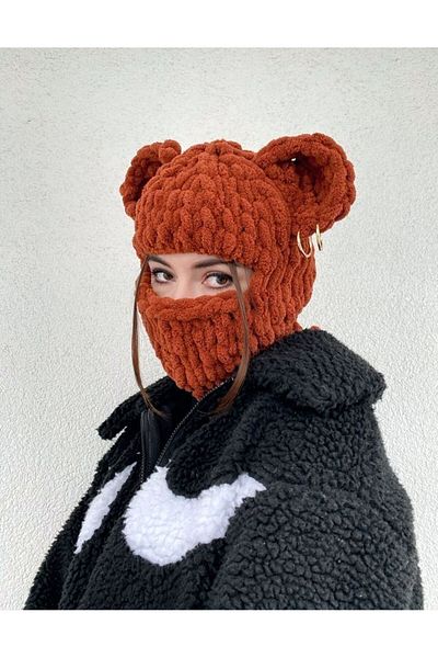 AidaAstrid Snow Mask Hat Puffy Beanie Ski&Snowboard Balaclava