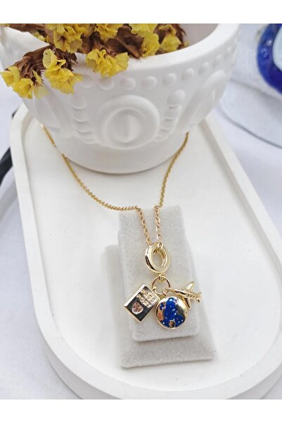 LİLİA قلادة من الفولاذ الدنيا وسحر الطائرة