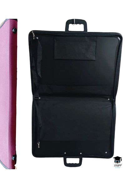 SEYFİKİRTASİYE 38x55 Cm Cuni Leather - High Quality Workmanship Picture Project Bag, 100% Return