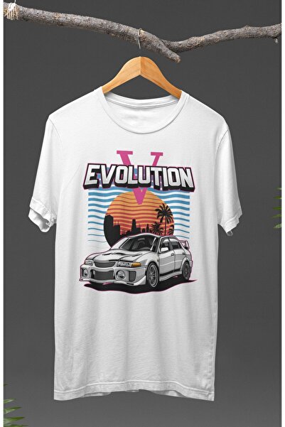 Fuddy Moda Mitsubishi Lancer Evolution Evo V Unisex Štampano majica - Tema au...