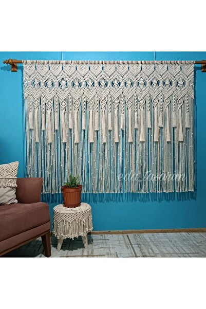 EdaTasarım Makrome Perde Klasik Tarz