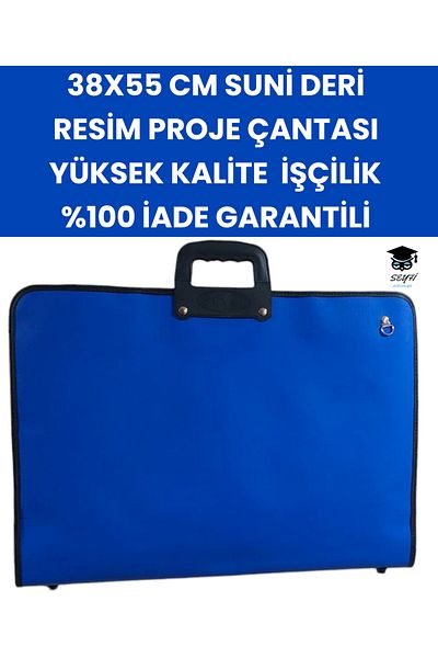 SEYFİKİRTASİYE 38x55 Cm Cuni Leather - High Quality Workmanship Picture Project Bag, 100% Return
