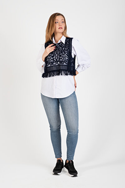 Hatun Atila Hatunatila Tasseled Lace Sweater - 5043